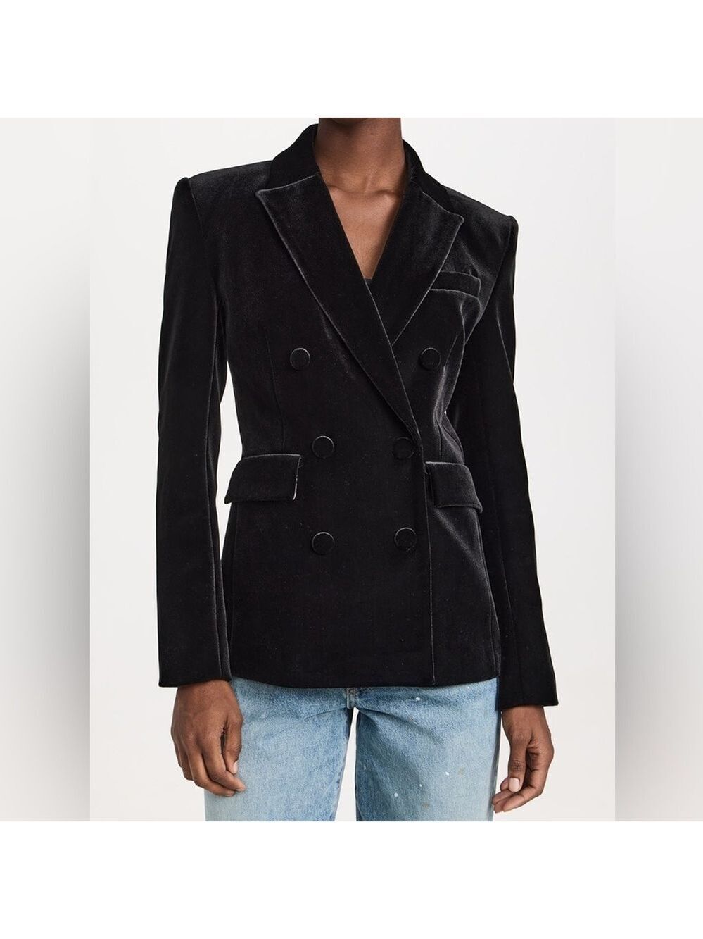 NWT Generation Love Women’s Arielle Black Velvet Blazer
